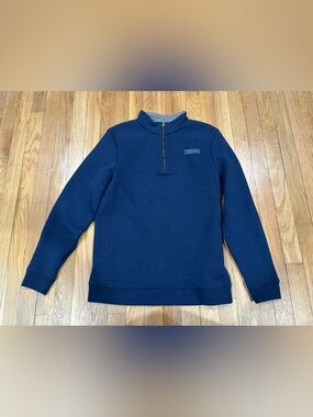 Vineyard Vines Men's Navy Half-Zip Pullover Sweatshirt